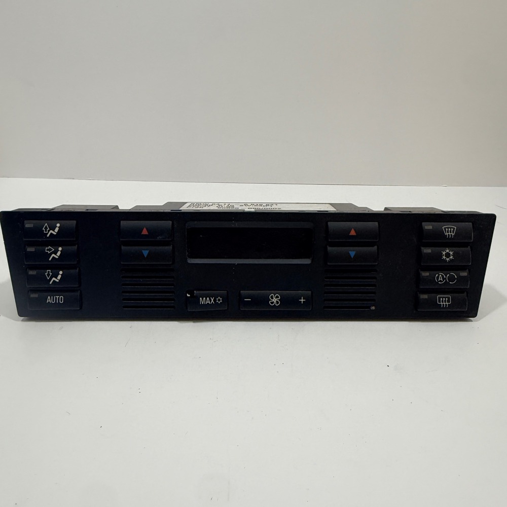 BMW Climate Control Unit E39 E53 X5 Black Good 64116916641 AC Heater Panel